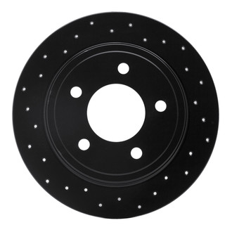 R1 Concepts® - eLINE Black Series™ Drilled 1-Piece Brake Rotor
