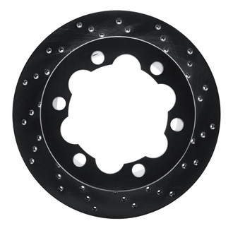 R1 Concepts® - eLINE Black Series™ Drilled 1-Piece Rear Brake Rotor