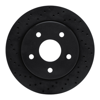 R1 Concepts® - eLINE Black Series™ Drilled 1-Piece Front Brake Rotor