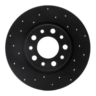 R1 Concepts® - eLINE Black Series™ Drilled 1-Piece Brake Rotor