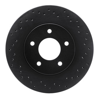 R1 Concepts® - eLINE Black Series™ Drilled 1-Piece Front Brake Rotor