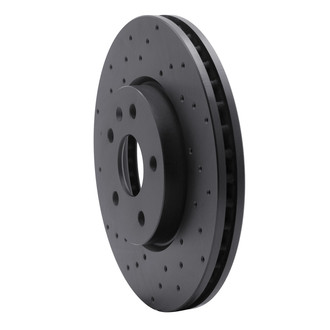 R1 Concepts® - eLINE Black Series™ Drilled 1-Piece Front Brake Rotor