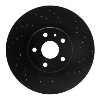 R1 Concepts® - eLINE Black Series™ Drilled 1-Piece Front Brake Rotor