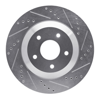 R1 Concepts® - eLINE Black Series™ Drilled 1-Piece Brake Rotor