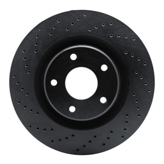 R1 Concepts® - eLINE Black Series™ Drilled 1-Piece Brake Rotor