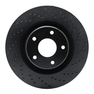 R1 Concepts® - eLINE Black Series™ Drilled 1-Piece Brake Rotor