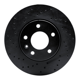 R1 Concepts® - eLINE Black Series™ Drilled 1-Piece Front Brake Rotor