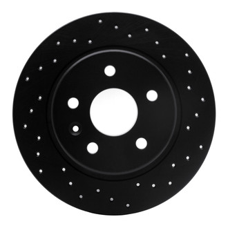 R1 Concepts® - eLINE Black Series™ Drilled 1-Piece Brake Rotor