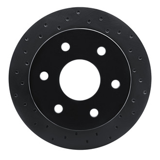 R1 Concepts® - eLINE Black Series™ Drilled 1-Piece Front Brake Rotor