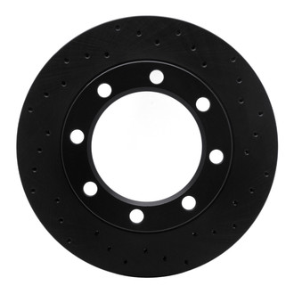 R1 Concepts® - eLINE Black Series™ Drilled 1-Piece Front Brake Rotor
