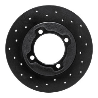 R1 Concepts® - eLINE Black Series™ Drilled 1-Piece Front Brake Rotor