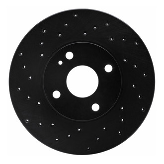 R1 Concepts® - eLINE Black Series™ Drilled 1-Piece Brake Rotor