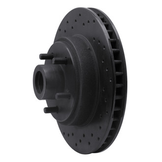 R1 Concepts® - eLINE Black Series™ Drilled 1-Piece Front Brake Rotor