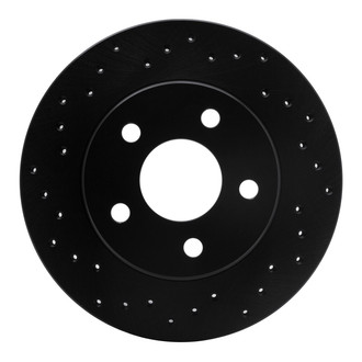 R1 Concepts® - eLINE Black Series™ Drilled 1-Piece Brake Rotor