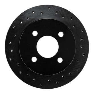 R1 Concepts® - eLINE Black Series™ Drilled 1-Piece Brake Rotor