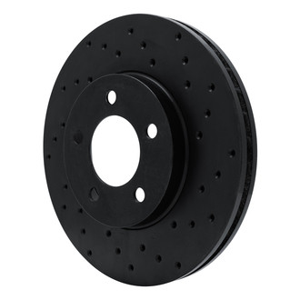 R1 Concepts® - eLINE Black Series™ Drilled 1-Piece Front Brake Rotor