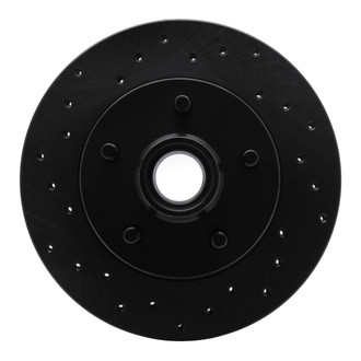 R1 Concepts® - eLINE Black Series™ Drilled 1-Piece Front Brake Rotor