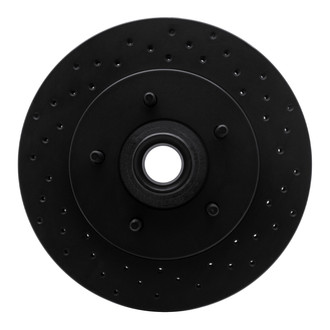 R1 Concepts® - eLINE Black Series™ Drilled 1-Piece Front Brake Rotor
