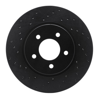 R1 Concepts® - eLINE Black Series™ Drilled 1-Piece Brake Rotor