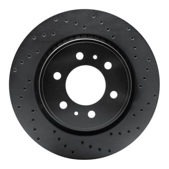 R1 Concepts® - eLINE Black Series™ Drilled 1-Piece Brake Rotor