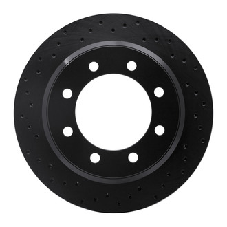 R1 Concepts® - eLINE Black Series™ Drilled 1-Piece Rear Brake Rotor