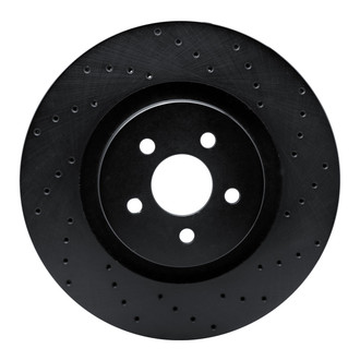 R1 Concepts® - eLINE Black Series™ Drilled 1-Piece Front Brake Rotor