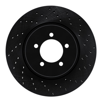 R1 Concepts® - eLINE Black Series™ Drilled 1-Piece Brake Rotor