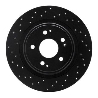 R1 Concepts® - eLINE Black Series™ Drilled 1-Piece Brake Rotor