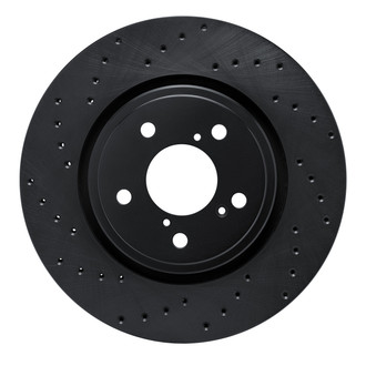 R1 Concepts® - eLINE Black Series™ Drilled 1-Piece Brake Rotor