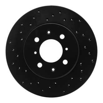R1 Concepts® - eLINE Black Series™ Drilled 1-Piece Front Brake Rotor
