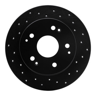 R1 Concepts® - eLINE Black Series™ Drilled 1-Piece Brake Rotor