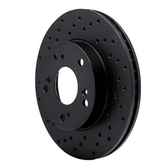 R1 Concepts® - eLINE Black Series™ Drilled 1-Piece Front Brake Rotor