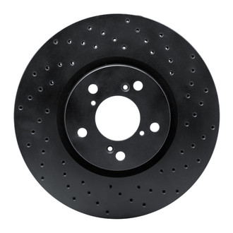 R1 Concepts® - eLINE Black Series™ Drilled 1-Piece Front Brake Rotor