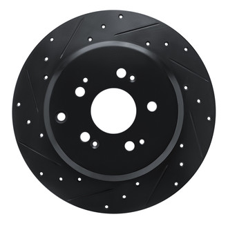 R1 Concepts® - eLINE Black Series™ Drilled 1-Piece Brake Rotor