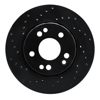 R1 Concepts® - eLINE Black Series™ Drilled 1-Piece Brake Rotor