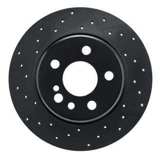 R1 Concepts® - eLINE Black Series™ Drilled 1-Piece Brake Rotor
