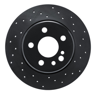 R1 Concepts® - eLINE Black Series™ Drilled 1-Piece Brake Rotor