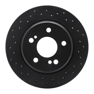 R1 Concepts® - eLINE Black Series™ Drilled 1-Piece Brake Rotor