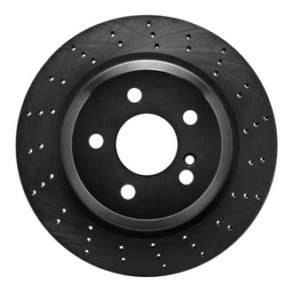 R1 Concepts® - eLINE Black Series™ Drilled 1-Piece Brake Rotor