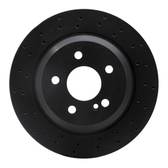 R1 Concepts® - eLINE Black Series™ Drilled 1-Piece Brake Rotor