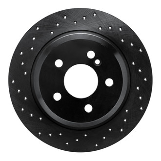 R1 Concepts® - eLINE Black Series™ Drilled 1-Piece Brake Rotor