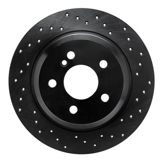 R1 Concepts® - eLINE Black Series™ Drilled 1-Piece Brake Rotor
