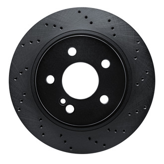 R1 Concepts® - eLINE Black Series™ Drilled 1-Piece Brake Rotor