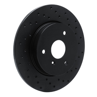 R1 Concepts® - eLINE Black Series™ Drilled 1-Piece Front Brake Rotor