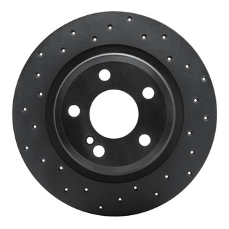 R1 Concepts® - eLINE Black Series™ Drilled 1-Piece Brake Rotor