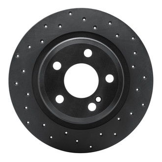 R1 Concepts® - eLINE Black Series™ Drilled 1-Piece Brake Rotor