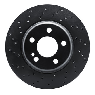 R1 Concepts® - eLINE Black Series™ Drilled 1-Piece Brake Rotor