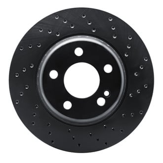 R1 Concepts® - eLINE Black Series™ Drilled 1-Piece Brake Rotor
