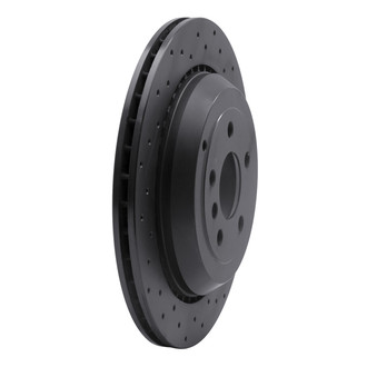 R1 Concepts® - eLINE Black Series™ Drilled 1-Piece Rear Brake Rotor
