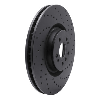 R1 Concepts® - eLINE Black Series™ Drilled 1-Piece Front Brake Rotor